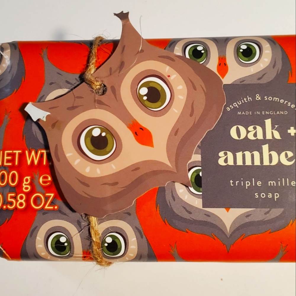 asquith & somerset oak & amber triple milled soap